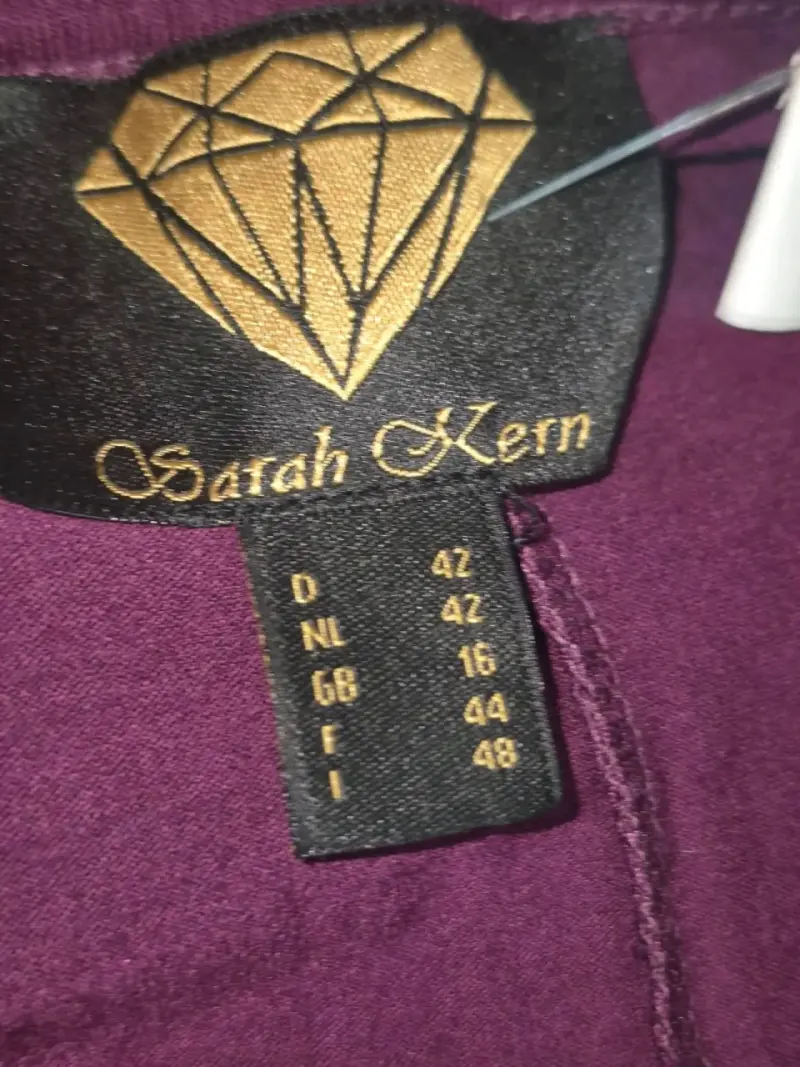 Vestido morado con lentejuelas Sarah Kern - 3
