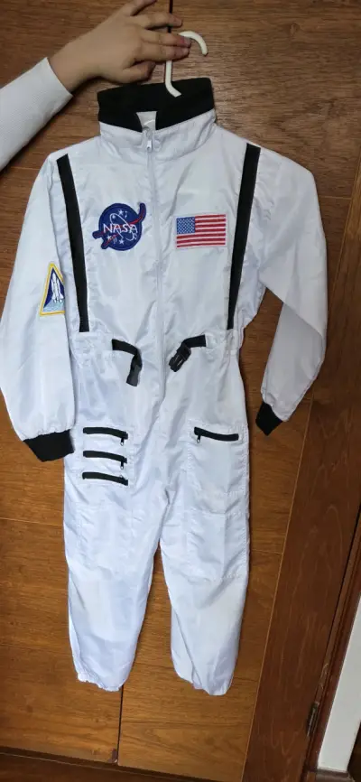 Disfraz astronauta infantil NASA blanco 7- 8 años - miniatura 1