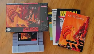 The Lion King Cib Super Nintendo Mint - miniatura 1