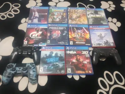 Lote de Juegos PS4 con Controles DualShock - miniatura 1