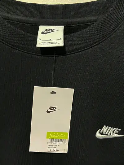 Polerón Nike negro para hombre talla M - miniatura 3
