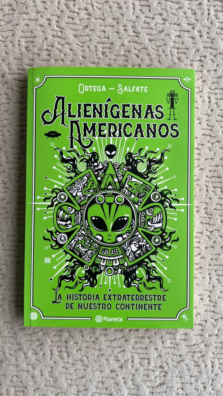 Libro Alienígenas Americanos de Ortega y Salfate - 1