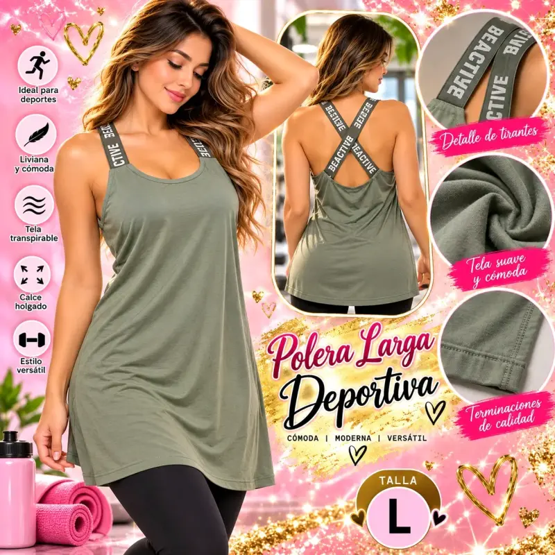 Conjunto deportivo mujer talla L cómodo y flexible - 2