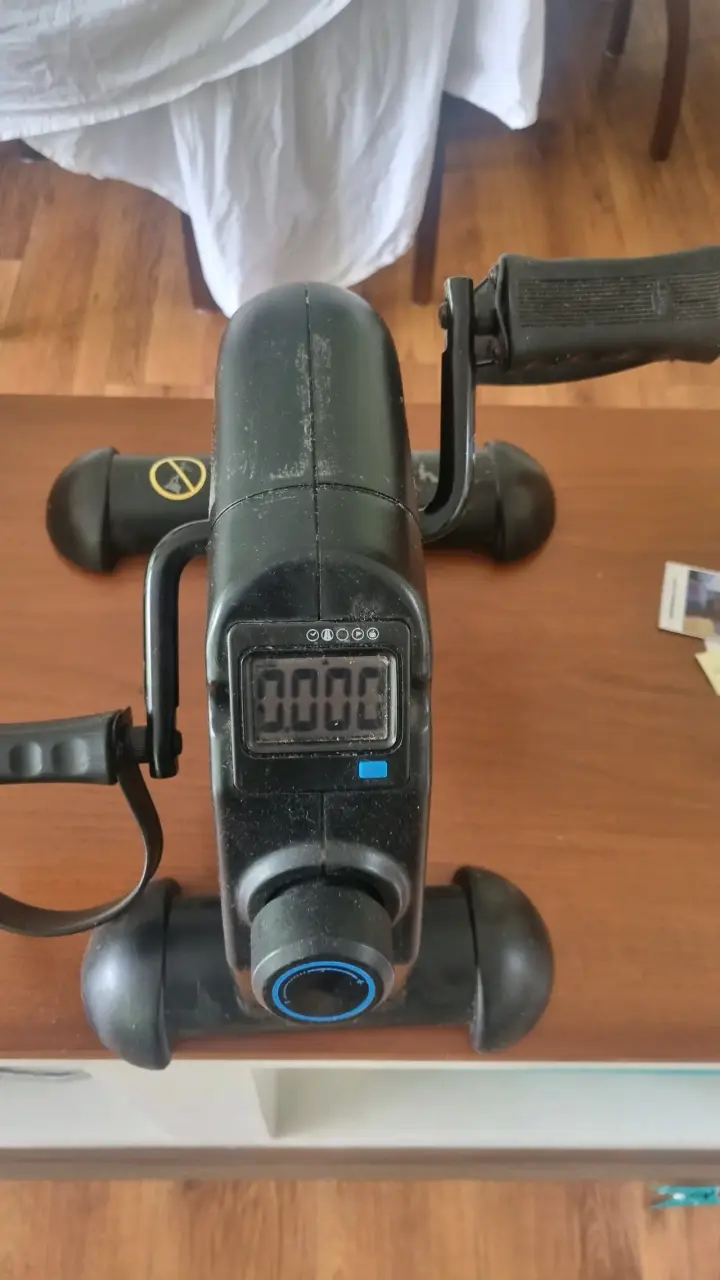 Pedalera estática Domyos 100 con pantalla - 2