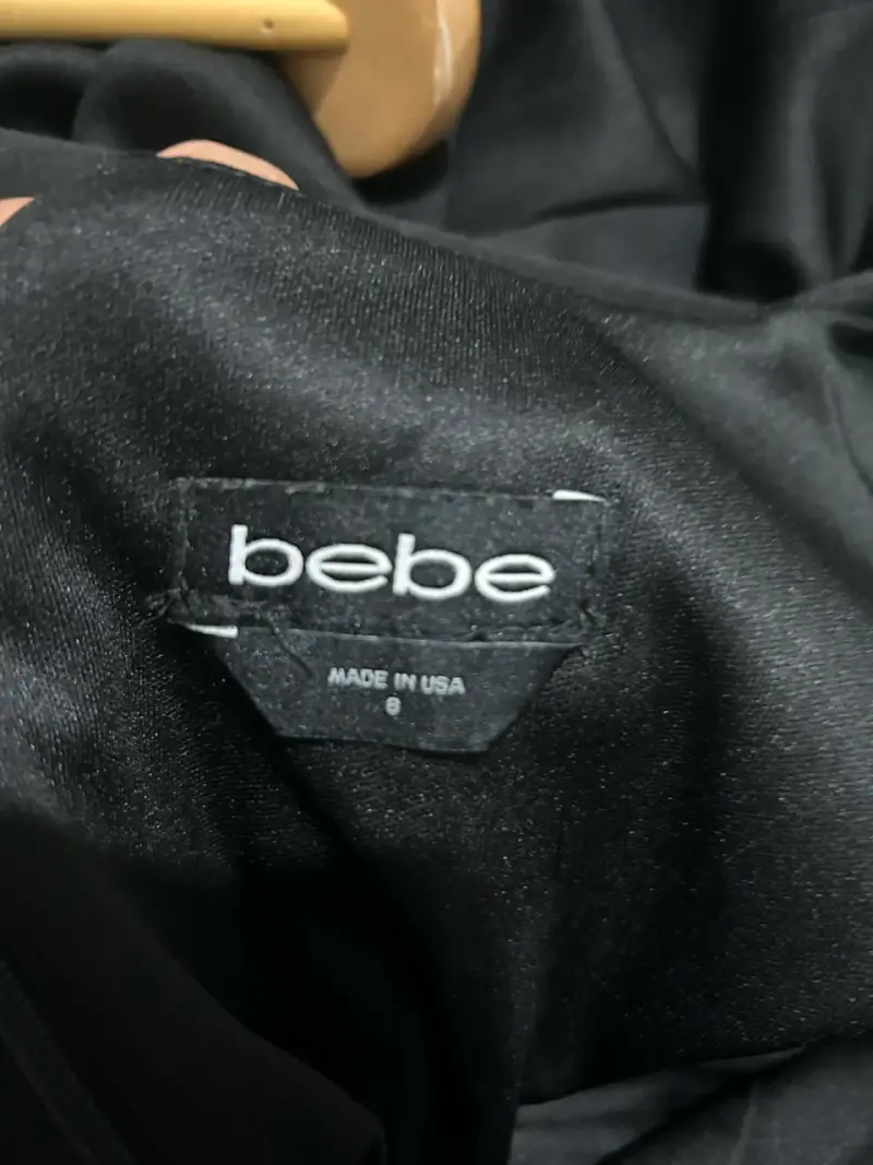 Vestido negro elegante sin mangas Bebe - 3
