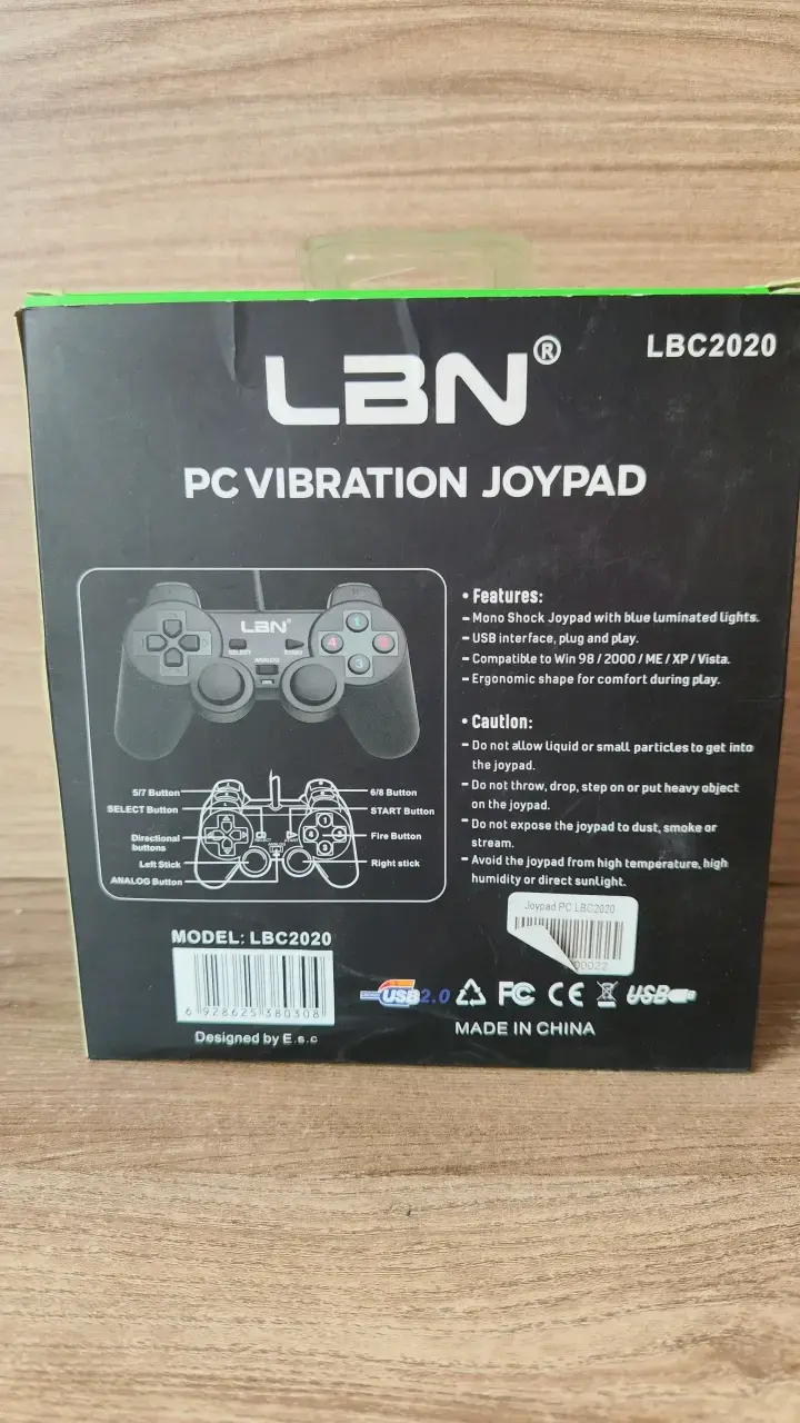 Controlador de Vibración para PC LBN LBC2020 - 2