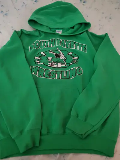 Polerón verde South Fayette Wrestling - miniatura 1