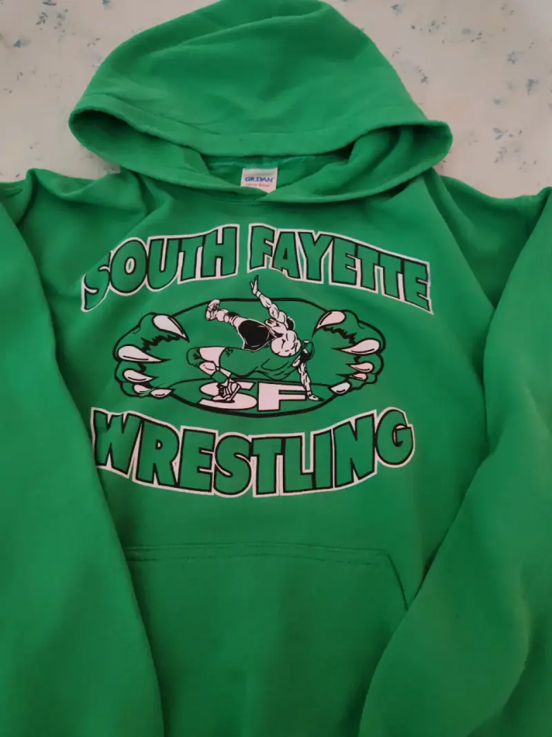 Polerón verde South Fayette Wrestling - 3