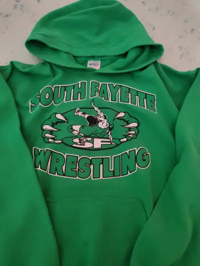 Polerón verde South Fayette Wrestling - miniatura 3