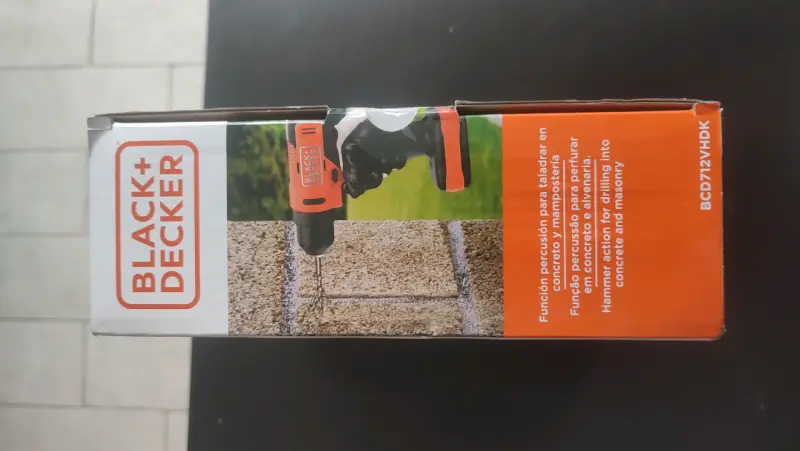 Taladro Percutor Inalámbrico Black+Decker 12V NUEV - 2