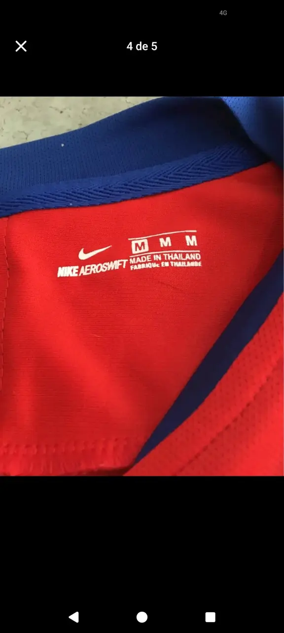 Camiseta Roja Selección Chile Nike Vidal #8 - 3