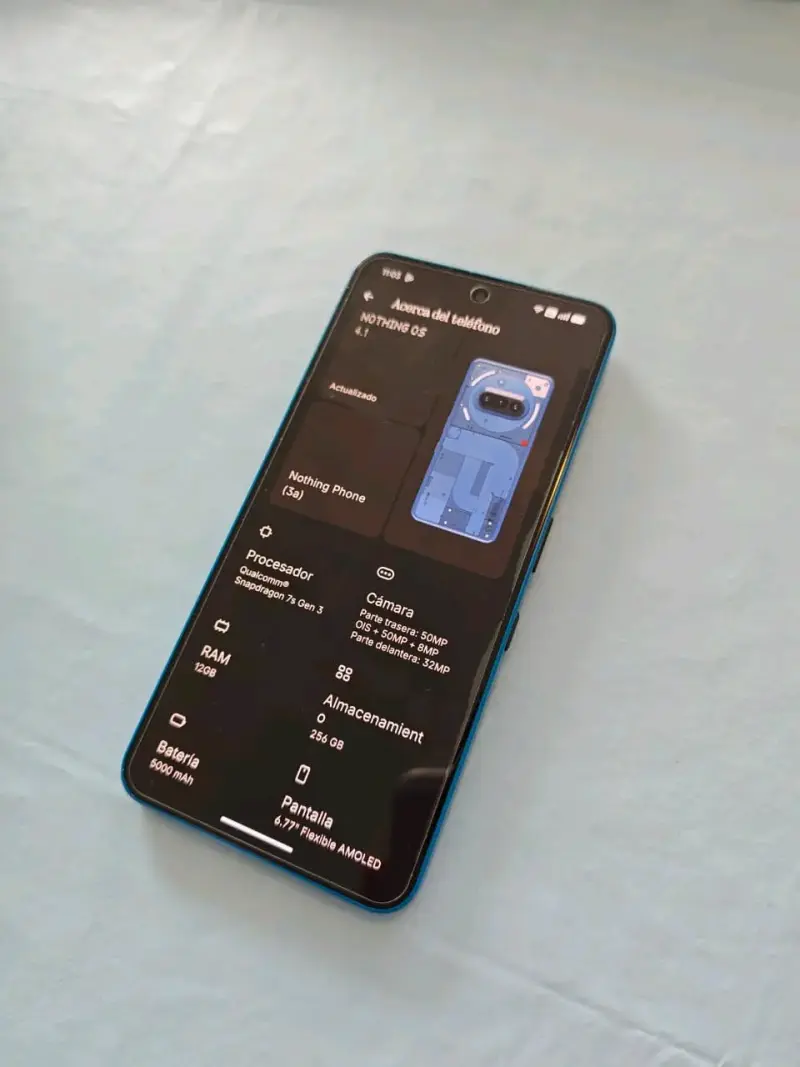 Smartphone Nothing Phone 3a 12GB 256GB - 4