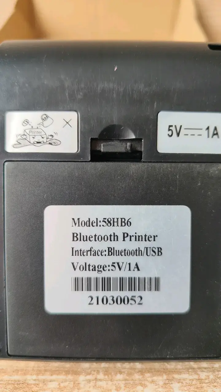 Impresora térmica Bluetooth Android iOS - 3