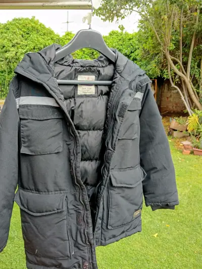 Parka negra para niños Zara Kids - miniatura 1