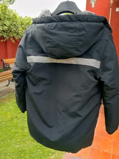 Parka negra para niños Zara Kids - miniatura 4