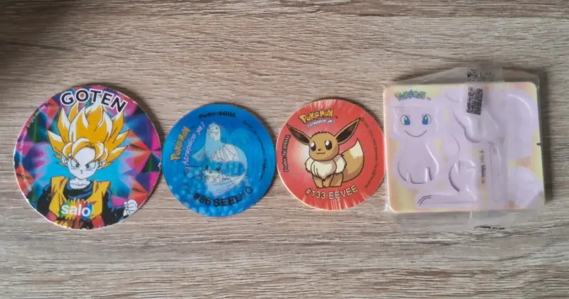 Lote Retro Tazos Pokémon + Dragon Ball Z + Armable - 3