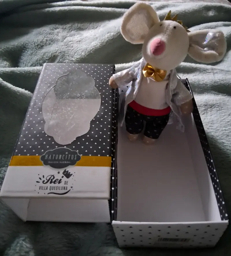 Muñeco Ratoncito Dulces Sueños con Caja - 1