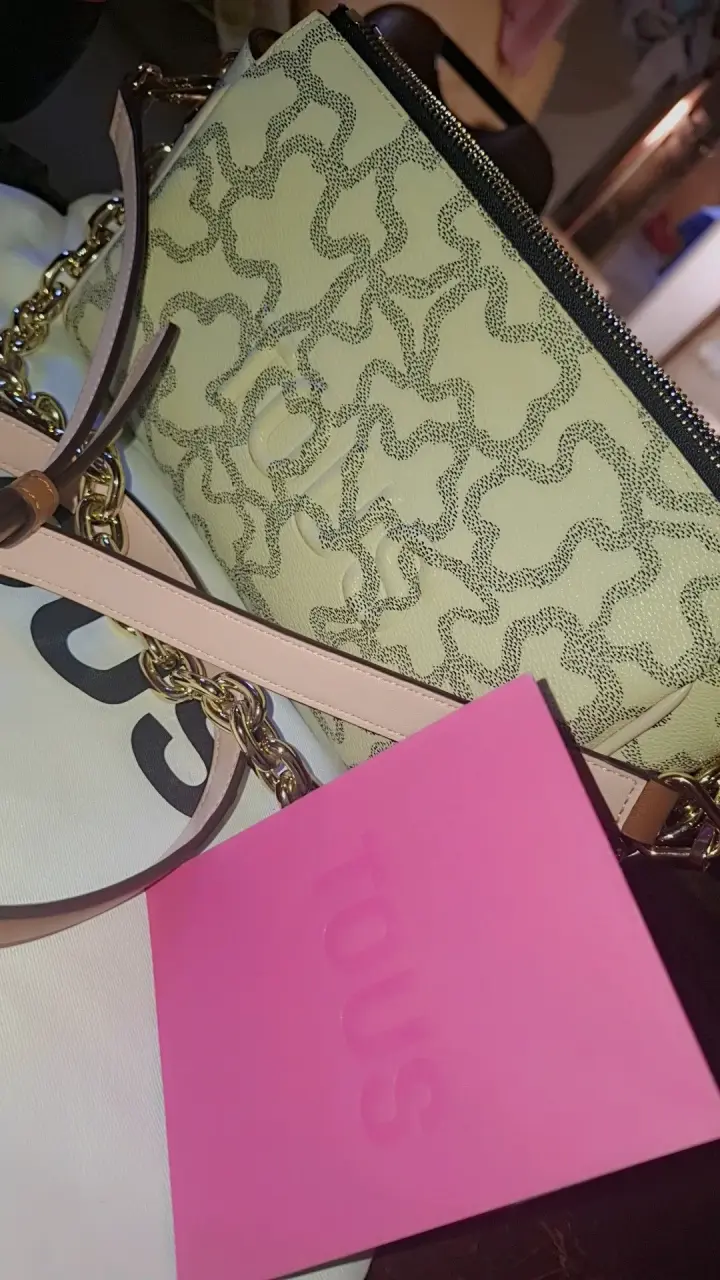 Cartera Tous beige con diseño único - 2