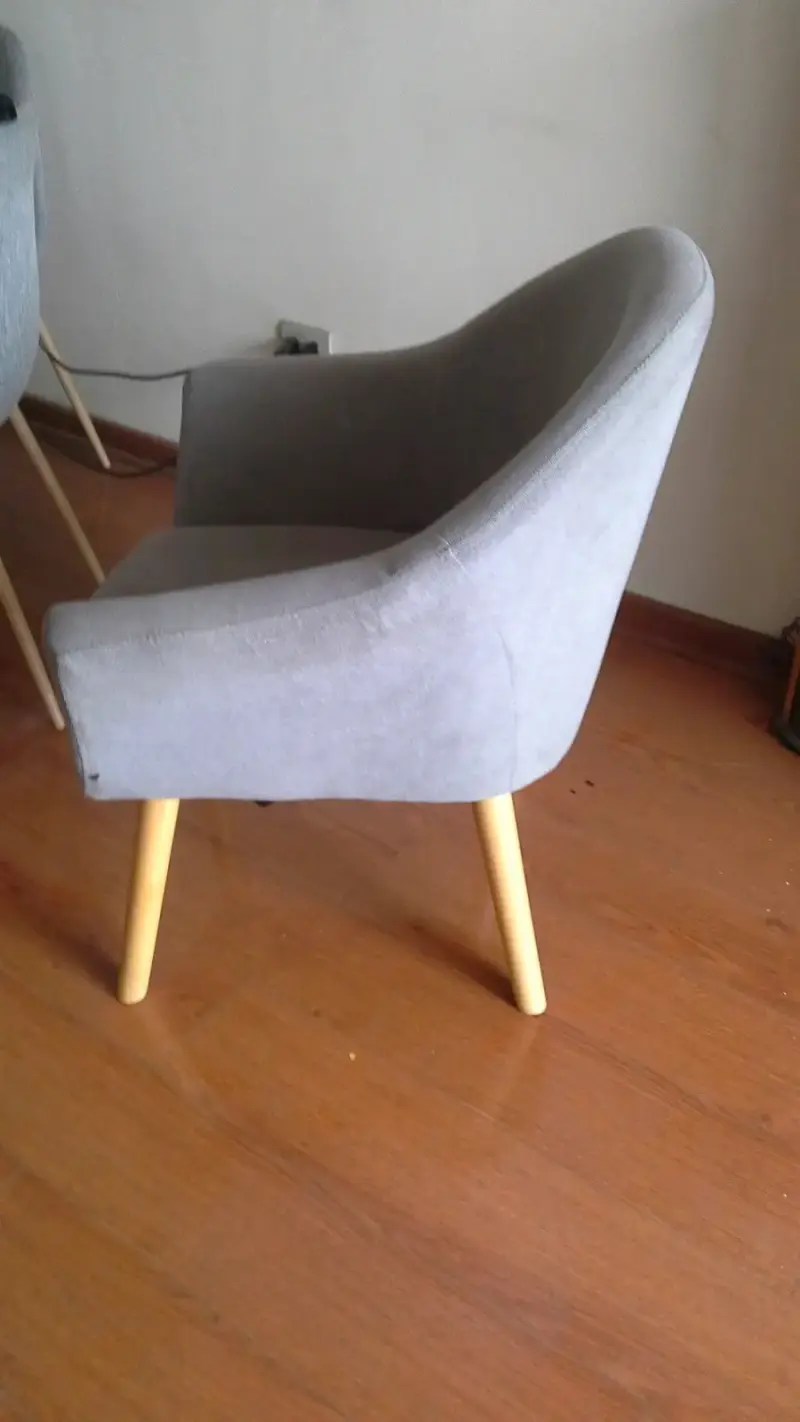 Sillón individual gris moderno - 2
