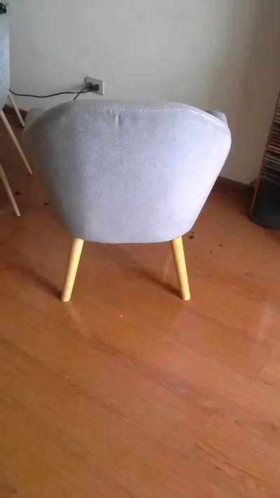 Sillón individual gris moderno - miniatura 3