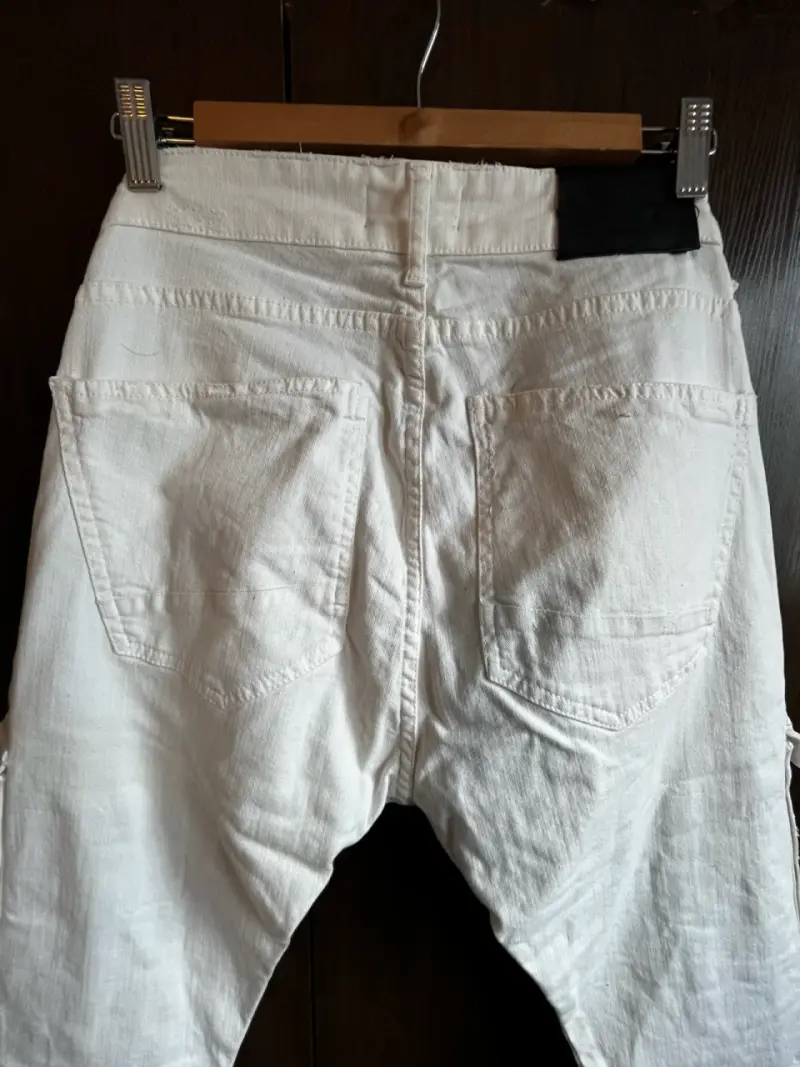 Pantalones cargo blancos Zara Man - 6