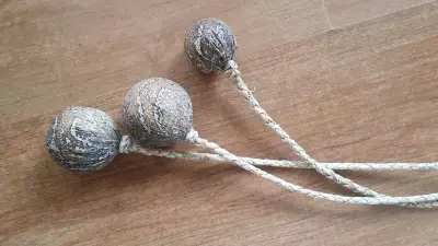 Boleadora, fusta y freno de caballo tradicional - miniatura 4