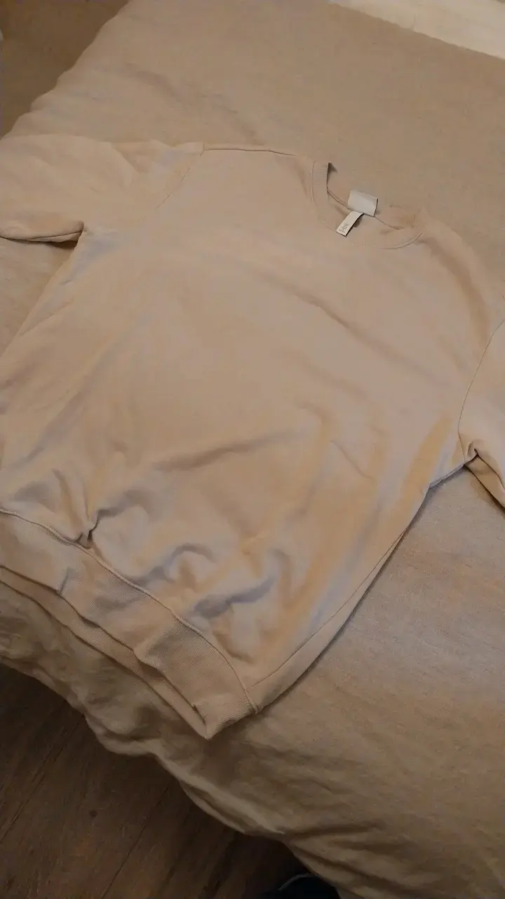 Polerón beige unisex hym M - 3