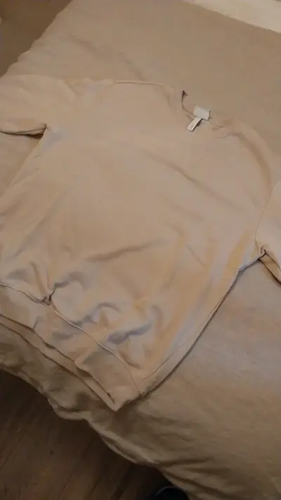 Polerón beige unisex hym M - miniatura 3