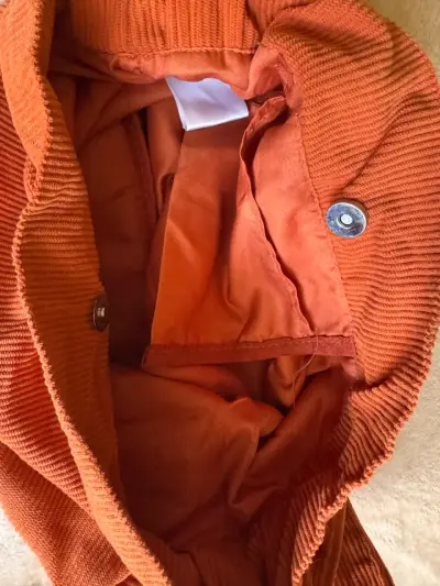 Bolso de tela naranja con diseño ajustable - miniatura 5