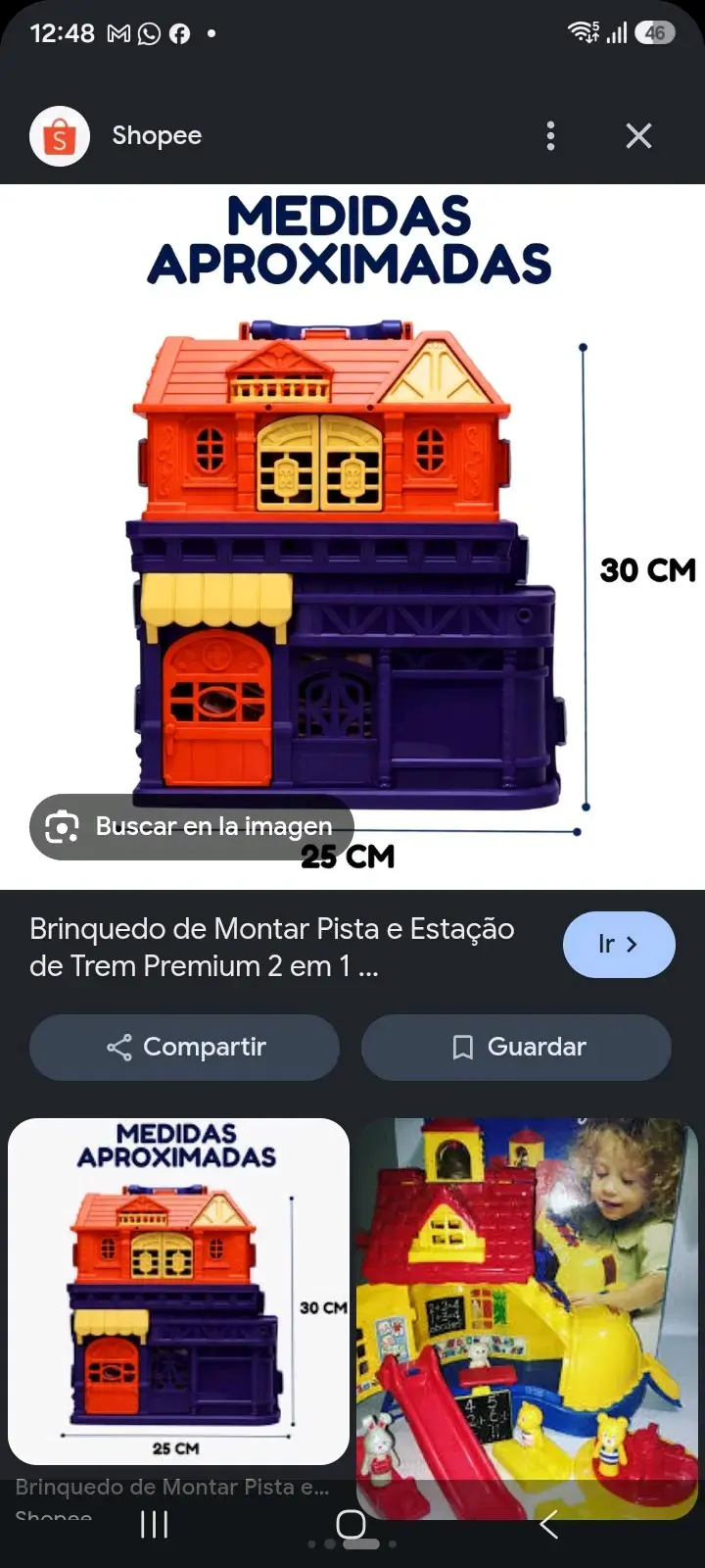 Casa de juguete desmontable con accesorios - 3