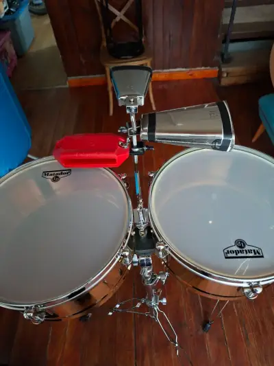 Timbales Matador con platillo Paiste - miniatura 1