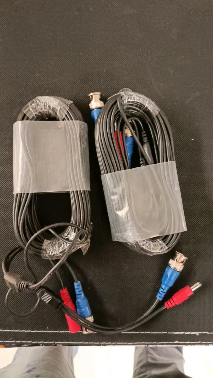 Cables de video y alimentación para cámaras de seguridad
