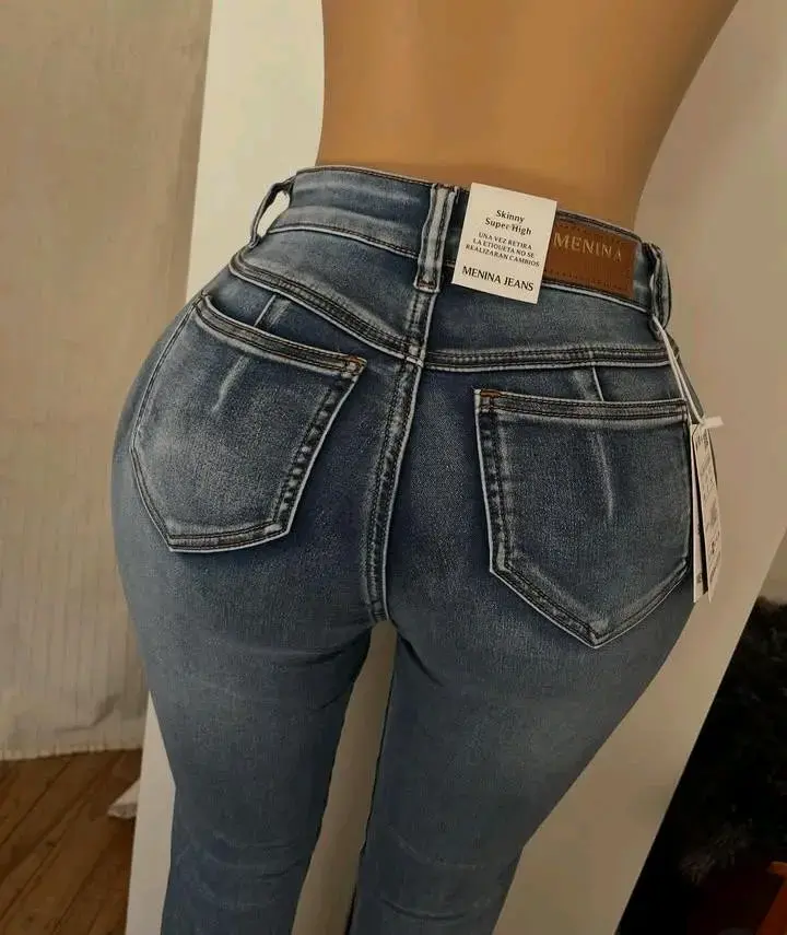 Jeans Menina Skinny Super High Azul