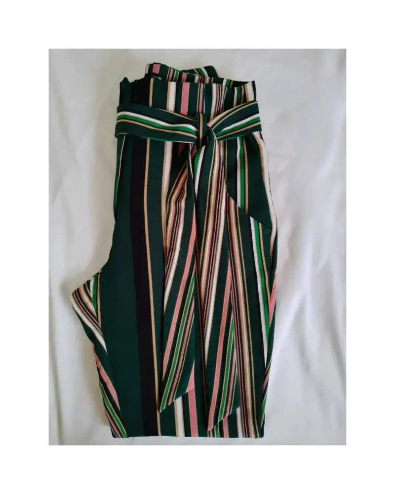 Pantalones a Rayas Mujer Mossimo - 1