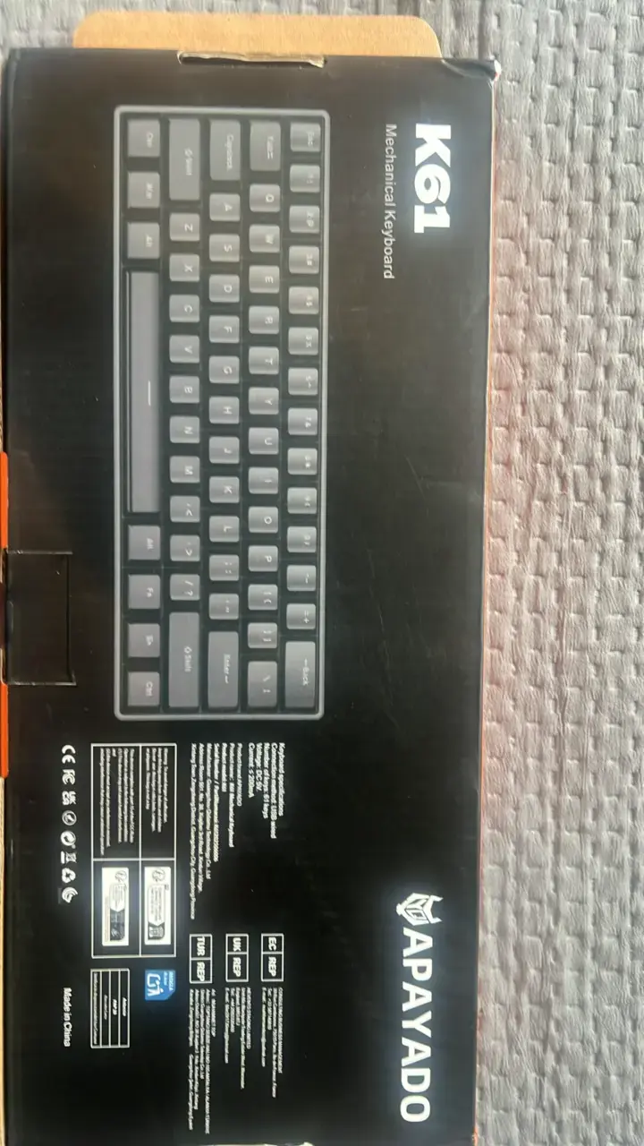 Teclado mecánico compacto K61 con cable - 2