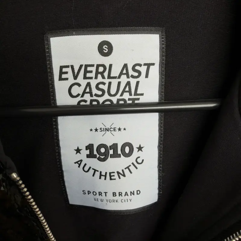 Polerón mujer con lentejuelas Everlast negro - 3