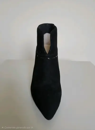 Botines de gamuza negros Nine West - miniatura 4