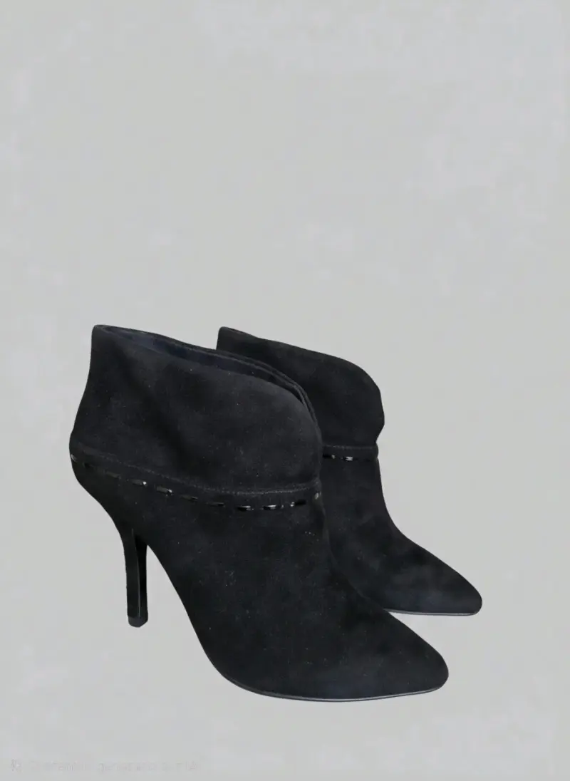 Botines de gamuza negros Nine West - 6