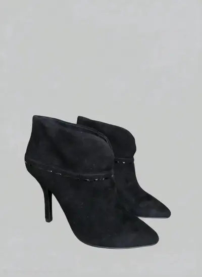 Botines de gamuza negros Nine West - miniatura 6