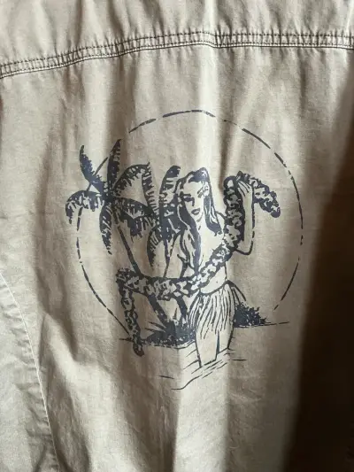 Chaqueta verde militar American Eagle con diseño tropical - miniatura 4