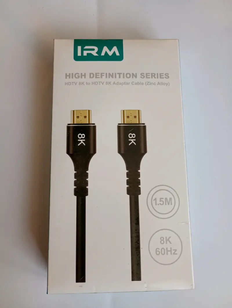 Cable HDMI 8K 1.5M IRM Alta Definición - 1