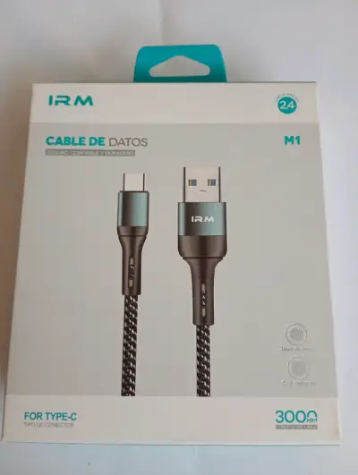 Cable de Datos USB-C IRM M1 300cm - miniatura 1