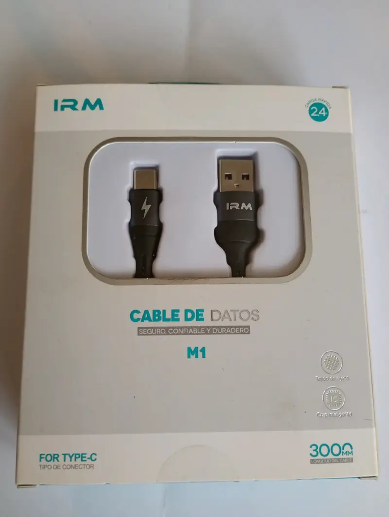 Cable de Datos USB-C IRM M1 300cm - 2