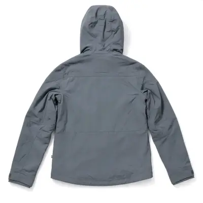 Chaqueta impermeable gris con capucha Fjällräven - miniatura 2