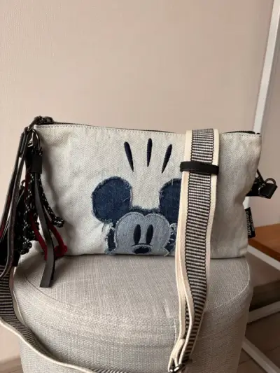 Bandolera Desigual  Mickey Denim Dortmund - miniatura 2