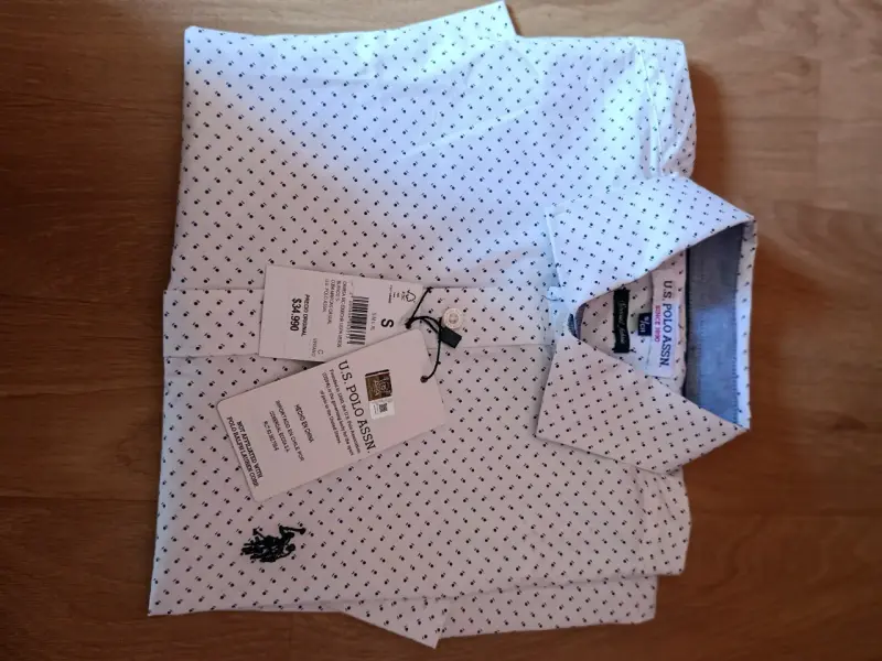Camisa Blanca Hombre U.S. Polo Assn Talla S - 1