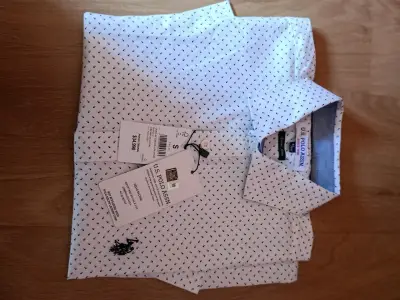 Camisa Blanca Hombre U.S. Polo Assn Talla S - miniatura 1