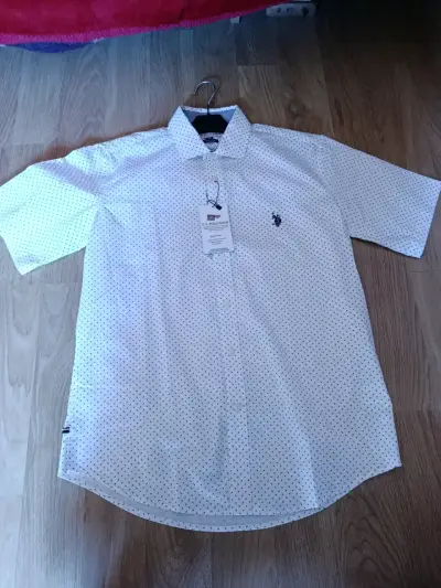 Camisa Blanca Hombre U.S. Polo Assn Talla S - miniatura 2