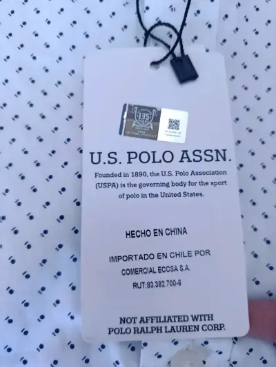 Camisa Blanca Hombre U.S. Polo Assn Talla S - miniatura 4