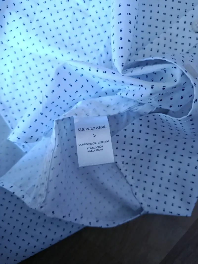 Camisa Blanca Hombre U.S. Polo Assn Talla S - 6